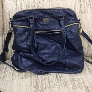 EUC VANS Navy Blue Tote Bag with Crossbody Strap